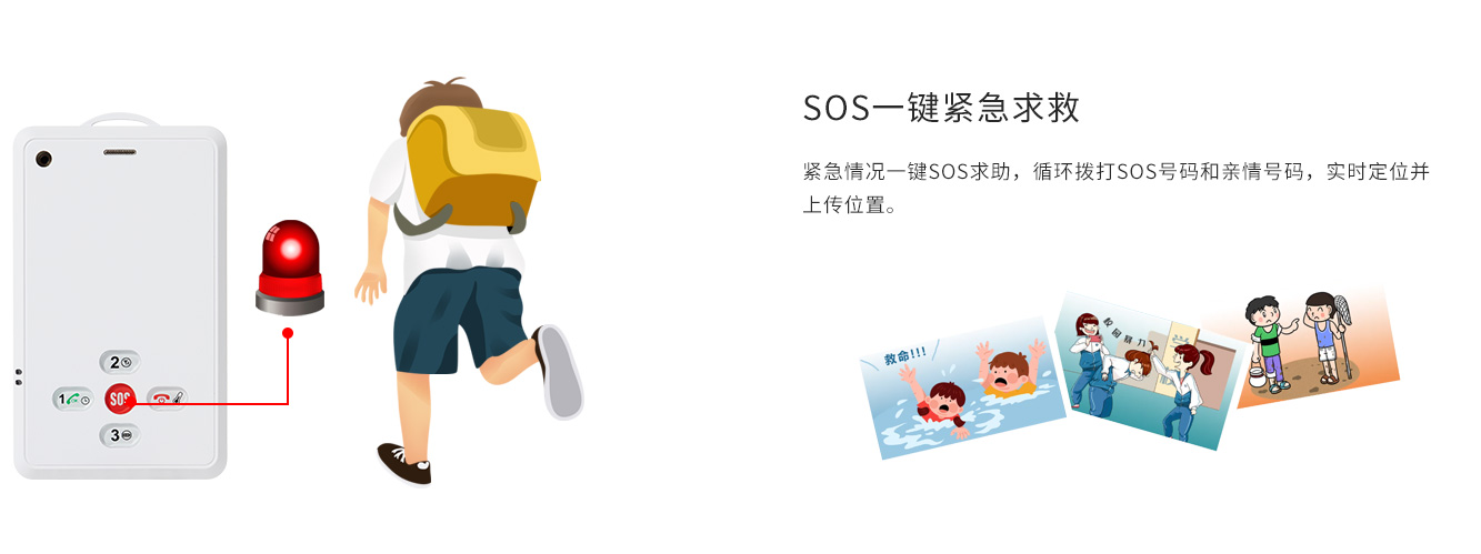 SOS一(yī / yì ／yí)鍵報警