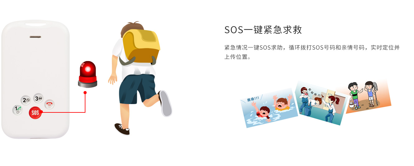 SOS一(yī / yì ／yí)鍵報警